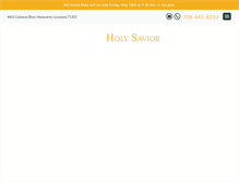 Tablet Screenshot of holysaviormenard.com